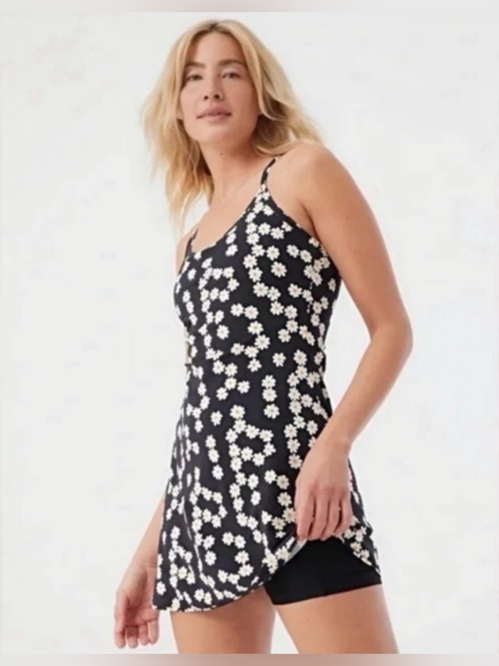 Outdoor Voices The Exercise Dress daisy print L - Picture 2 of 11